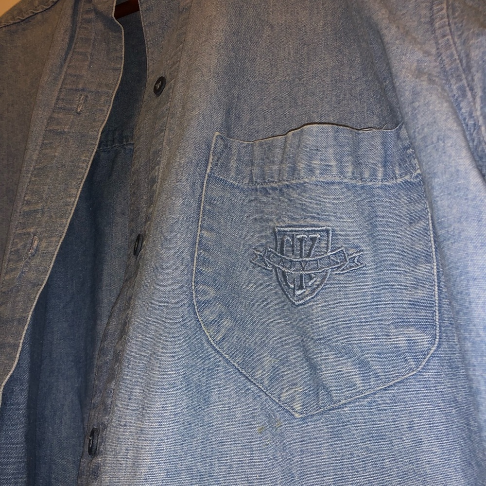 Vintage Calvin Klein Jean Shirt - Picture 3 of 3